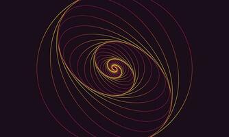 Abstract Spiral Fire Effect Background vector