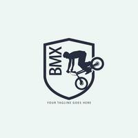 logotipo de bicicleta de montaña vector