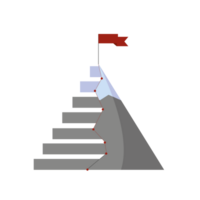 erobern Berge, Landschaft, Hintergrund zu erreichen das Ziel, Schritte zu implementieren das planen png