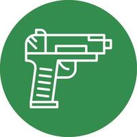 diseño de icono de vector de pistola