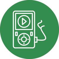 Mp4 Player Vector Icon Design