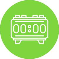 Digital Alarm Vector Icon Design