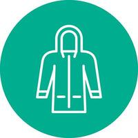 Raincoat Vector Icon Design