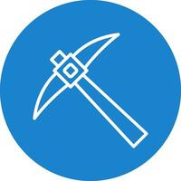 Pickaxe Vector Icon Design