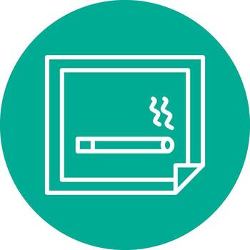 Nicotine Patch Vector Icon Design
