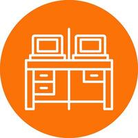 Work Space Vector Icon Design