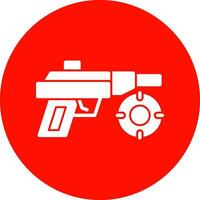 Laser Gun Vector Icon Design