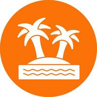 Island Vector Icon Design