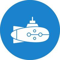 diseño de icono de vector submarino