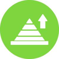 Pyramid CHart Vector Icon Design