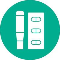 Nicotine Inhaler Vector Icon Design