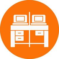Work Space Vector Icon Design