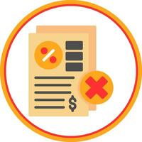 Rejected Vector Icon Design