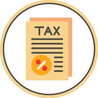 Tax Vector Icon Design