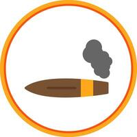 Cigar Vector Icon Design