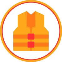 Life Jacket Vector Icon Design