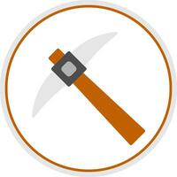 Pickaxe Vector Icon Design