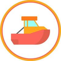 Toy Boat Vector Icon Design