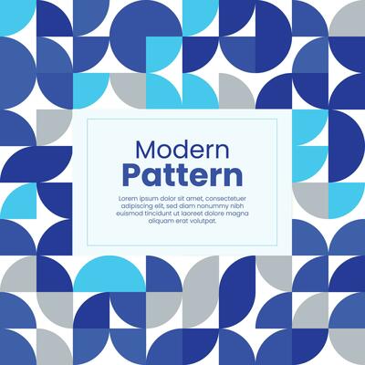 Modern Pattern Social Media Cover Design
