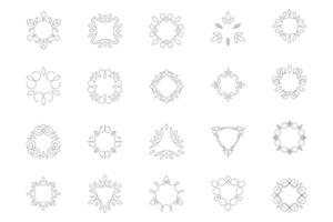 Retro Shapes collection vector