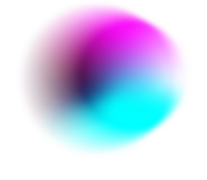 rainbow sphere light overlay element png