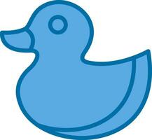 Rubber Duck Vector Icon Design