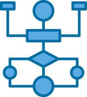 Flow Chart Vector Icon Design