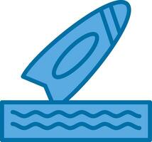 Surfboard Vector Icon Design