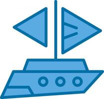 Yatch Vector Icon Design