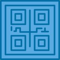 Qr COde Vector Icon Design