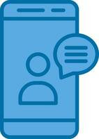 Online CHat Vector Icon Design