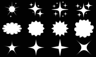 Retro futuristic elements for design. Collection of abstract graphic geometric symbols and objects in y2k style.Retro futuristic y2k graphic elements. vector
