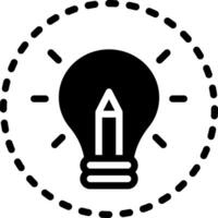 solid icon for creation vector