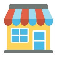 Web Media and SEO Flat Icons vector