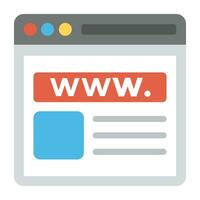 web diseño y ui, ux plano íconos vector