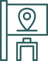 Checkpoint Vector Icon Design