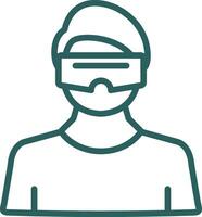 Virtual Reality Vector Icon Design