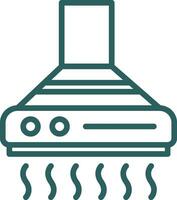 Extractor Hood Vector Icon Design