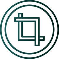 Crop Vector Icon Design