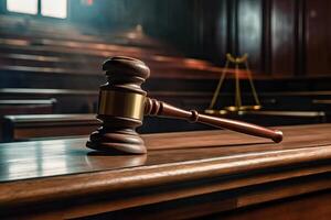 Legal System Essentials - Judge's Gavel and Scales of Justice in the Courtroom - photo