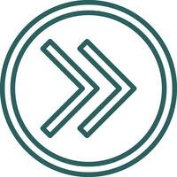 Chevron Right Vector Icon Design