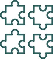 Puzzles Vector Icon Design