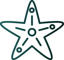 Starfish Vector Icon Design