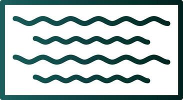 Waves Vector Icon Design