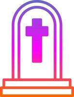 Tomb Vector Icon Design