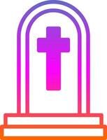 Tomb Vector Icon Design