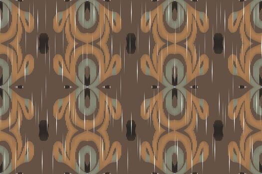 motivo ikat cachemir bordado antecedentes. ikat modelo geométrico étnico oriental modelo tradicional. ikat azteca estilo resumen diseño para impresión textura,tela,sari,sari,alfombra. vector