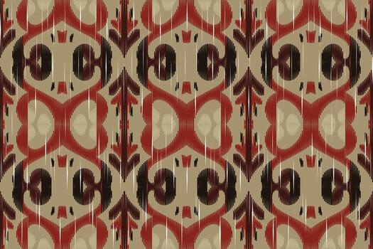 motivo ikat cachemir bordado antecedentes. ikat damasco geométrico étnico oriental modelo tradicional.azteca estilo resumen vector ilustración.diseño para textura,tela,ropa,envoltura,pareo.