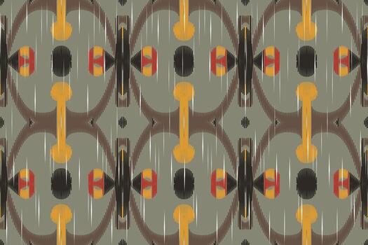 motivo ikat cachemir bordado antecedentes. ikat modelo geométrico étnico oriental modelo tradicional.azteca estilo resumen vector ilustración.diseño para textura,tela,ropa,envoltura,pareo.