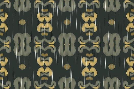 motivo ikat floral cachemir bordado antecedentes. ikat vector geométrico étnico oriental modelo tradicional. ikat azteca estilo resumen diseño para impresión textura,tela,sari,sari,alfombra.